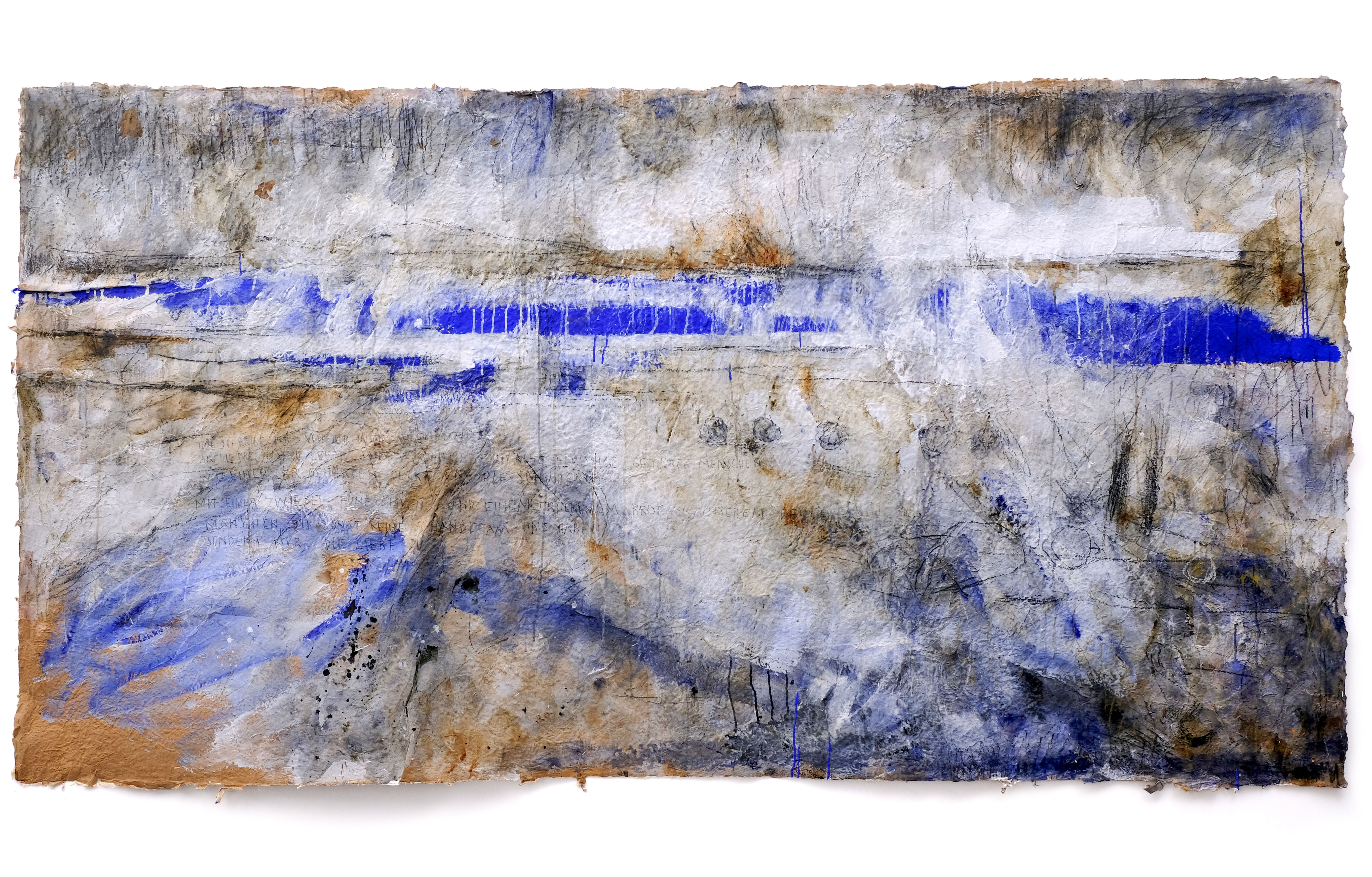 Fünf Oliven und ein trockenes Stück Brot