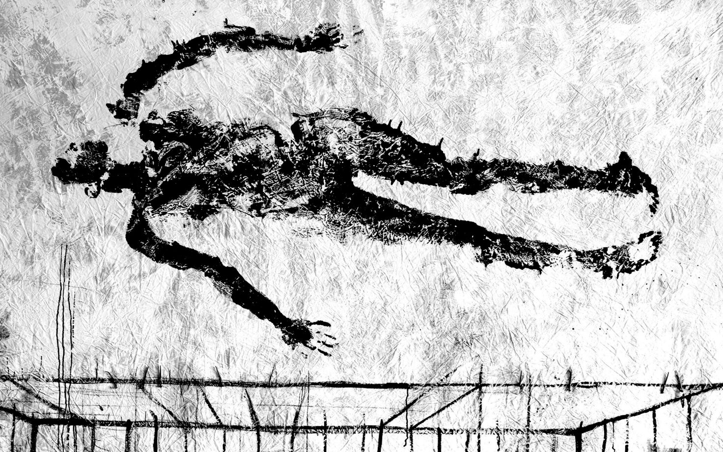 Auf deine Schläfen tropft schwarzer Tau